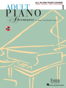 หนังสือ เรียนเปียโน ด้วยตัวเอง Adult Piano Adventures All-In-One Piano Course Book 1
