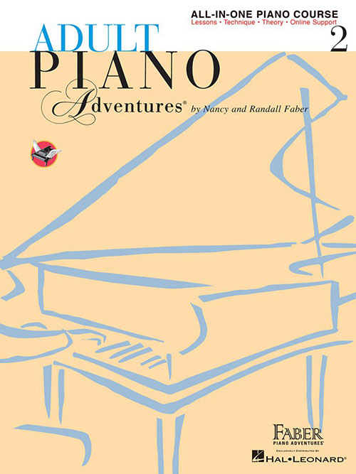 หนังสือ เรียนเปียโน ด้วยตัวเอง Adult Piano Adventures All-In-One Piano Course Book 2