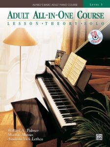 หนังสือ เรียนเปียโน ด้วยตัวเอง Alfreds Basic Adult Piano Course All-In-One Book 3