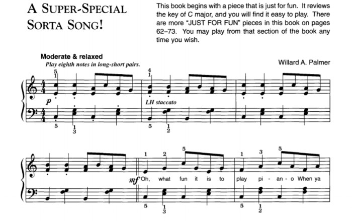 หนังสือ เรียนเปียโนด้วยตัวเอง Alfred's Basic Adult Piano Course Book 3 A Super Special Sorta Songs