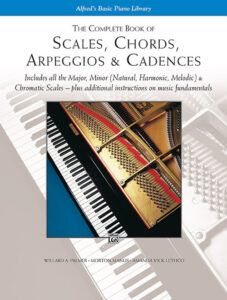 หนังสือฝีกเทคนิคเปียโน Alfreds Piano The Complete Book of Scales Chords Arpeggios Cadences