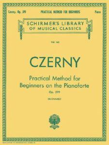 หนังสือฝึกเปียโน Czerny Practical Method For Beginners On The Pianoforte Op 599