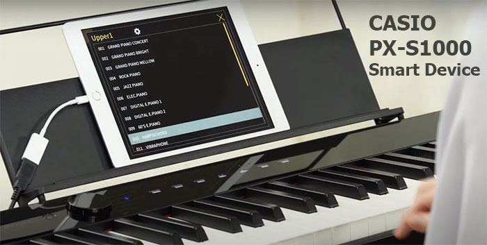 เปียโนไฟฟ้า CASIO PX-S1000 Portable Digital Piano Smart Device