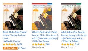 เรียนเปียโนด้วยตัวเอง Alfred's Basic Adult Piano Course All In One