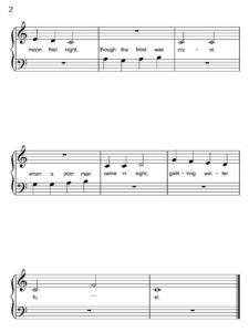 โน้ตเปียโนฟรี Jingle Bells - Level 2 - Piano Sheet Music Page 2