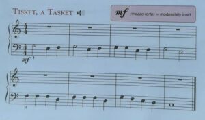 โน้ตเพลง Tisket A Tasket